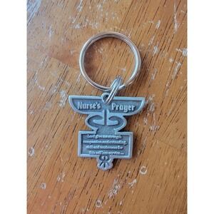 Vtg Nurses Prayer Gifts Nursing Graduation Gift Keychain for RN Medical Students